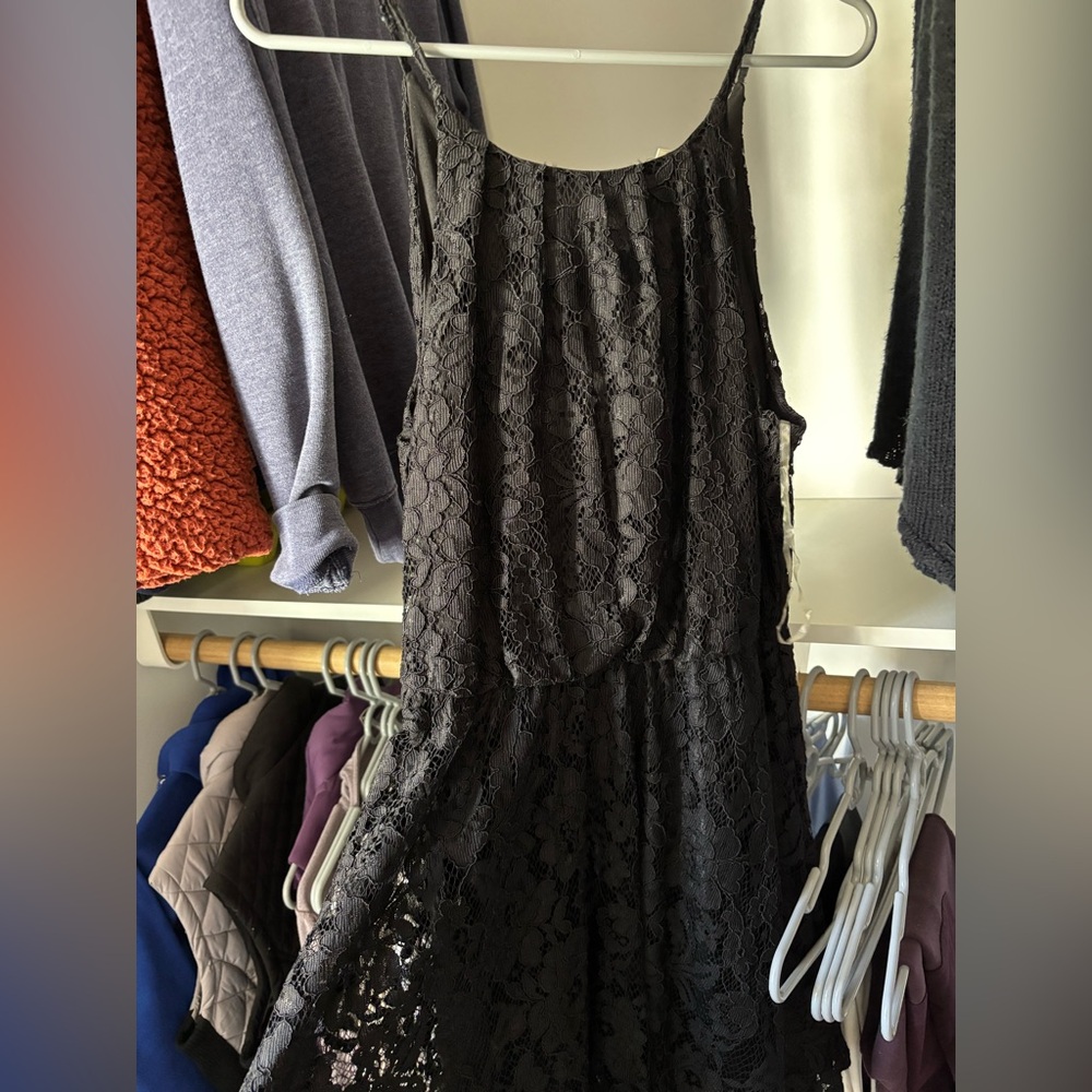 Alya Black Lace Dress